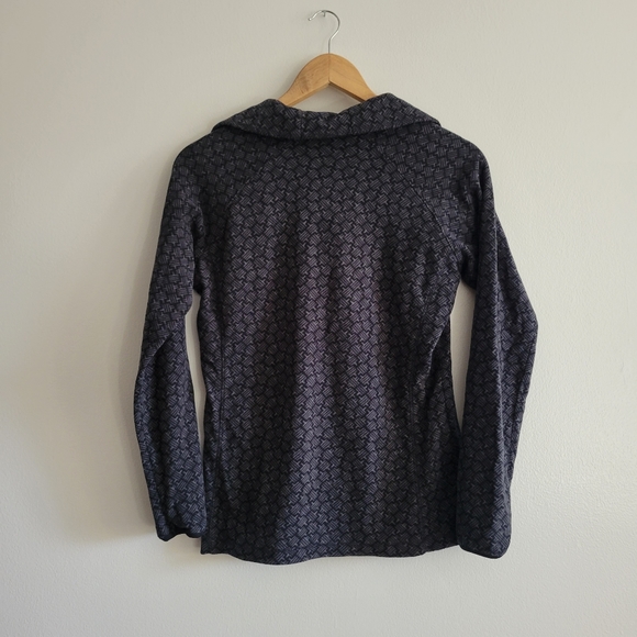 COLUMBIA | Black and Gray Fleece Pullover Long Sleeve Top - Picture 3 of 7